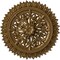 Ekena Millwork Lariah Ceiling Medallion (Fits Canopies up to 1 3/8"), 24 3/4"OD 1 3/8"ID x 3 1/4"P, Pale Gold CM24LAPAS - alternate 1